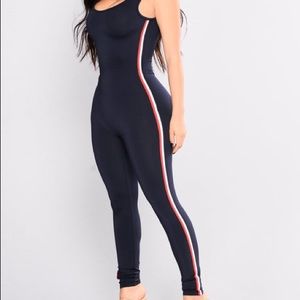 Running 1000 Miles Jumpsuit - Navy